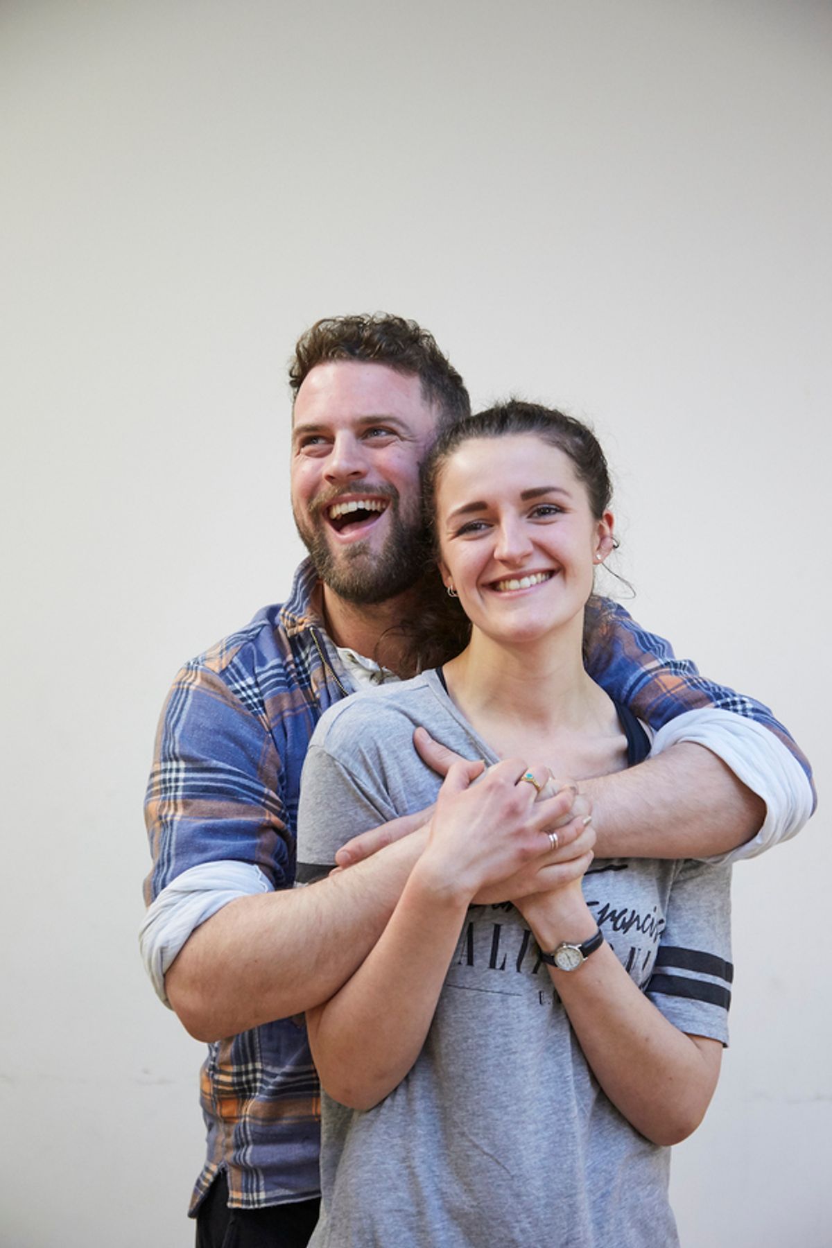 Adam Langstaff (Tom Connor) & Lauren Chinery (Maggie Brown) at 